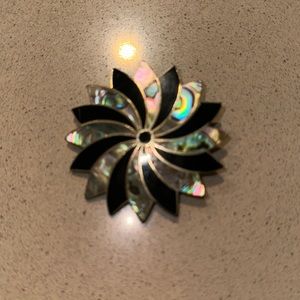 Vintage Mexican brooch .925 silver